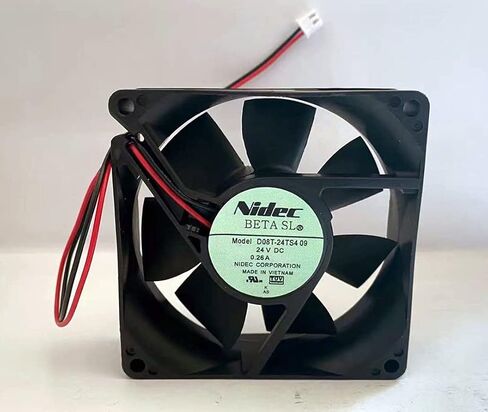 D08T-24TS4 09 Nidec 24V 80mm Fan, 24V 0.26A 8025 high air Volume Chassis Cooling Fan in Kuwait