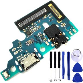 Galaxy A51 USB Charging Port Flex Cable Replacement SM-A515F Type C Charger Dock Board Flex Cable Connector for Samsung A51 A515F Port Flex Cable Repair Part with Tools (SM-A515F)