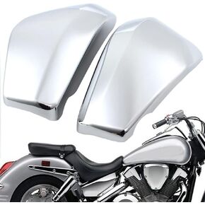 Chrome Battery Side Cover Protection Guard Fairing Cover Compatible For Honda VTX1300 VTX1300R S T VTX1300C 03-09