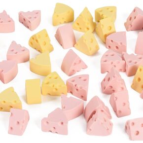 Fake Cheeses Toy Simulation Artificial Food Play Food Model Kitchen Decoration 40 pcs
