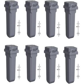 Filter Replacement Kit for SC2, Same Quality as Original Cartridge Carbon Filters, Check Valve Kit Replacement CPAP Cleaning Device（8Pack）