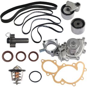 طقم حزام التوقيت PAROD TKT-025 مع مضخة مياه تناسب 1996-2002 Toyota 4Runner، 1995-1998 T100، 1995-2004 Tacoma، 2000-2004 Tundra 3.4L V6