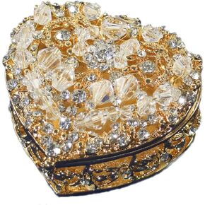 2" Heart Gold Wedding Arras Set, Gold Arras Para Boda with Gold Unity Coins