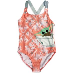 STAR WARS The Child Girls One Piece Bathing Suit Toddler to Big Kid