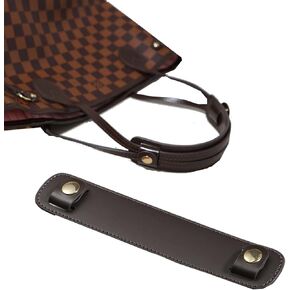 PU Leather Shoulder Strap Pad,Detachable Soft Leather Strap Cover,Compatible with Women Tote Purses, Handbag, Satchels,More comfortable to carry (BLACK)