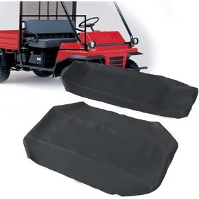 Black Bench Seat Cover Compatible with Mule 2500 2510 3000 3010 1993-2008