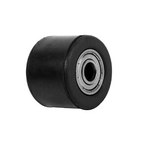 Chain Roller Tensioner Motorcycle Chain Pulley Roller, 8mm Chain Roller Tensioner Pulley Wheel Guide Rubber & Iron for Motorcycle Dirt Bike Enduro