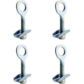 OnlyYou.X 10mm Chain Axle Adjuster Tensioner with Screws for Bicycles Chain Adjuster Made of Metal 4 Pieces