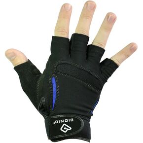 BIONIC Gloves – The Synthetic ReliefGrip (SRG) Fitness Gloves w/Patented Anatomical Relief Pad System (Pair)