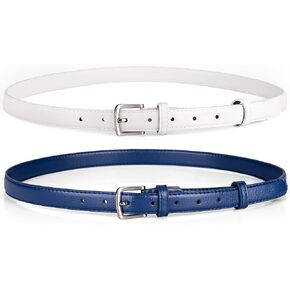 Skinny Belts for Women Trendy Thin Ladies Belts for Jeans Pants Dresses