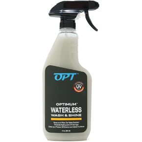 Optimum Waterless Wash and Shine - New Spray Waterless Car Wash with UV Protection, Interior and Exterior Car Cleaning Spray (1 Gal.)