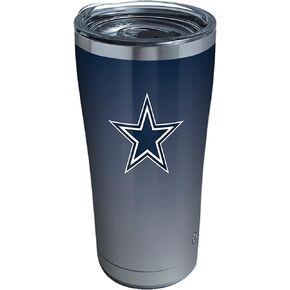Tervis NFL Dallas Cowboys-Ombre معزول بهلوان، 30oz ليجاسي، الفولاذ المقاوم للصدأ