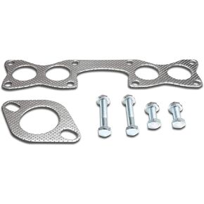 DNA Motoring GKTSET-ND2190-L4-LT Aluminum Exhaust Manifold Header Gasket Set Replacement