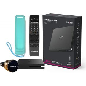 Formuler Z10 Android 10 Dual Band 5G LAN 2GB Ram 8GB ROM 4K + Extra Magnetic Car Mount + Extra Silicone Case Cover for Remote Control