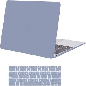 MOSISO Compatible with MacBook 12 inch Case with Retina Display (Model: A1534, Release 2017 2016 2015), Plastic Hard Shell Case & Keyboard Cover Skin, Black