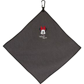 Team Effort 15" x 15" Grey Microfiber Towel Disney Minnie Mouse