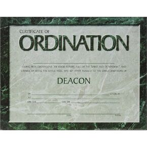 Certificate-Ordination-Deacon (6 Pack)