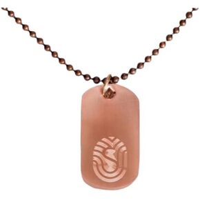 StayWell Copper 30" Ballchain Necklace with Copper Charm - Made in the USA | 100% Pure Copper | Sustainable, Healing Properties | Unisex Gift Idea (Two Styles to Choose From)