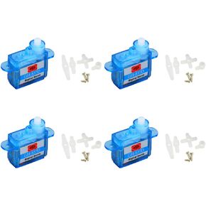 4Pcs Mini Super Light 3.7g GH-S37D Digital Servo 3.6V-4.8V for Control Aircraft Flight Direction RC Airplane Car Boat