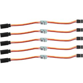 Acogedor 5Pcs RC Servo Reverser, 3.6V-24V 5A Universal RC Steering Servo Reverser Rotation Inverter, for Aircraft Airplane Steering Gear