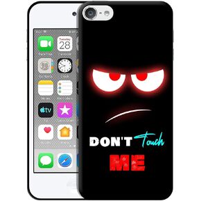 Glisten iPod Touch 7th / 6th / 5th Generation Case - Don't Touch Me Red Design Printed Slim Cute Plastic Hard Snap on Protective Designer Back Case for iPod Touch 7/6 / 5. in Kuwait