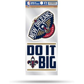 Rico Industries NBA Double Up Die Cut 2-Piece Sticker Sheet