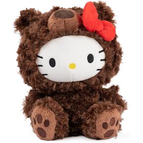 GUND Sanrio Hello Kitty Philbin Teddy Bear Plush Toy, Premium Stuffed Animal for Ages 1 and Up, Brown, 10"
