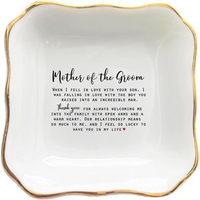 When I Fell in Love with Your Son Ring Dish, Jewelry Dish, Wedding Gift for Mother of The Groom, Gift from Bride On Wedding Day