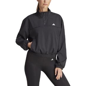 adidas Women's Aeroready Training Essentials Woven Quarter-Zip