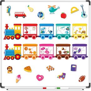 12Pcs Color Shape Recognition Magnetic Sorting Set Early Education Refrigerator Magnets Teachers Preschool Classroom Whiteboard Color and Shape Learning Magnets 5 * 5.2 inch