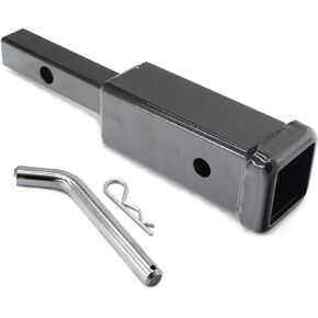 X-Haibei 1-1/4" to 2" Trailer Hitch Adapter Receiver, fits for 1-1/4 Inch Receiver 7 Inch Extension Length, 350 Lbs Tongue Weight, 5/8 inch Hitch Pin