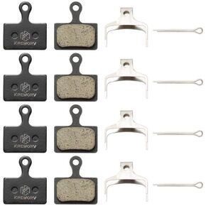 4 Pairs Bike Brake Pads for Shimano BR-RS305 BR-RS405 BR-RS505 BR-RS805 DEORE XT M8100 Series TIAGRA 4700 Series