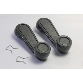 Performance PFM-730462 Interior Window Crank Handle Pair Set Gray/Grey for Various Toyota Models in Kuwait