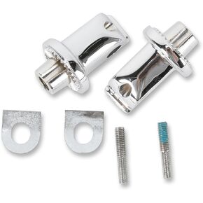 Kuryakyn 8828 Splined Male Mount Peg Adapters for Front/Rear Footpegs and Floorboards: Indian, Victory Motorcycles, Chrome, 1 Pair