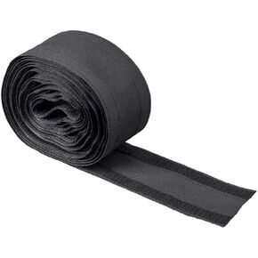 Monoprice Floor Wrap with Hook & Loop Fastener 100mm Diameter 20 Feet Long Black