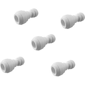 Lemoy 1/4 inch Union Reducer 3/8 inch Fitting Connection Parts for Water Filters/Reverse Osmosis RO Systems (5pack)