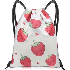 Drawstring Backpack Draw String Bag Sports Gym Bags Waterproof Cute Aesthetic Sackpack for Unisex Women Sports Beach Travel(13"×17")-Butterfly