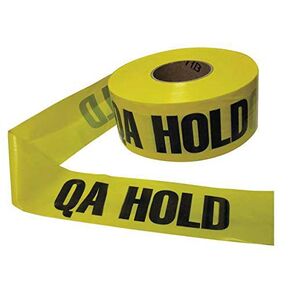 Barricade Tape,Yellow/Black,1000Ft X 3In