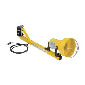 Vestil LL-24 Incandescent Dock Loading Light with 24" Single Arm Overall Dimensions 24.5"Lx8"Wx14"H