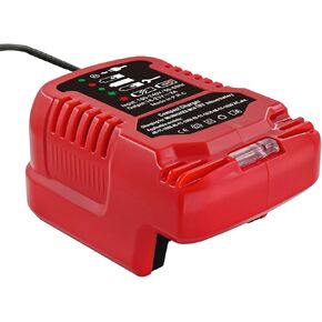 Mini 2A Charger for Milwaukee 18V M18 Battery Convenient Charger for XC Lithium-ion Battery 48-11-1850 48-11-1852 48-11-1862 48-11-1880 48-11-1812 48-11-1820, with LED Indicator (Charger only)