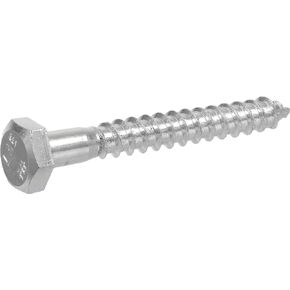 The Hillman Group 230156 Hex Lag Screws 1/2-Inch X 16-Inch, Zinc, 50-Pack