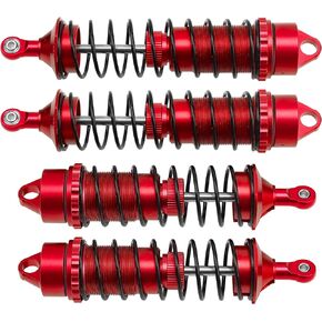 Full Metal Front & Rear Shock Absorber Adjustable Damper Shocks Compatible with Arrma 1/8 Kraton Outcast Notorious 6S BLX RC Car