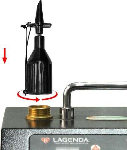 مضخة بالونات كهربائية، قطعتان من ملحقات فوهة مضخة البالونات B322، بالون سحري قابل للنفخ بشريط 360/360، بالون من فيلم الألومنيوم. بالونات مستديرة قابلة للنفخ أكبر من عشر بوصات in Kuwait