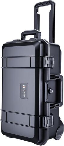Lykus Large High Waterproof Case with Foam Insert, Various Sizes, IP66 Splash-Proof, Suitable for Cameras, Lenses, Electronic Equipment and More in Saudi Arabia