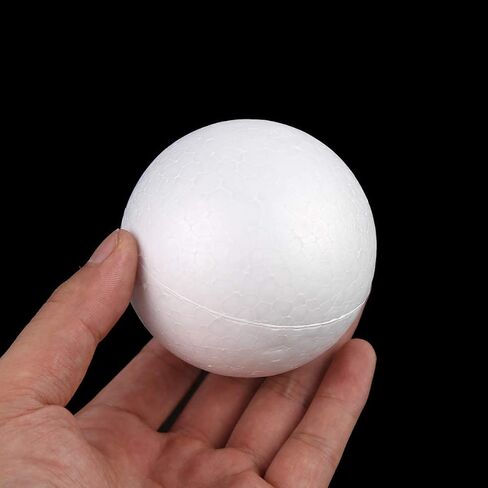 LOMIMOS 24pcs 4 Inch Foam Balls, White Craft Balls for Arts & Crafts DIY Cratfs School Projects Christmas Easter Home Party Decoration in Saudi Arabia