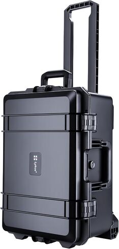 Lykus Large High Waterproof Case with Foam Insert, Various Sizes, IP66 Splash-Proof, Suitable for Cameras, Lenses, Electronic Equipment and More in Saudi Arabia