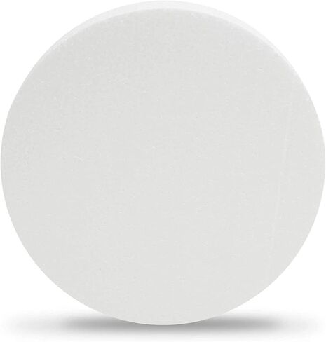 Bright Creations Craft Foam Disks, White Circles for Arts and DIY Crafts (10 x 2 in, 3 Pack) in Saudi Arabia