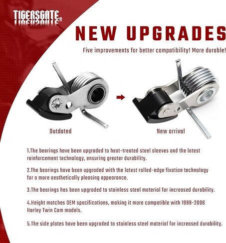 TIGERSGATE Cam Chain Tensioner Kit Compatible with Harley Twin Cam 1999-2006 in Kuwait
