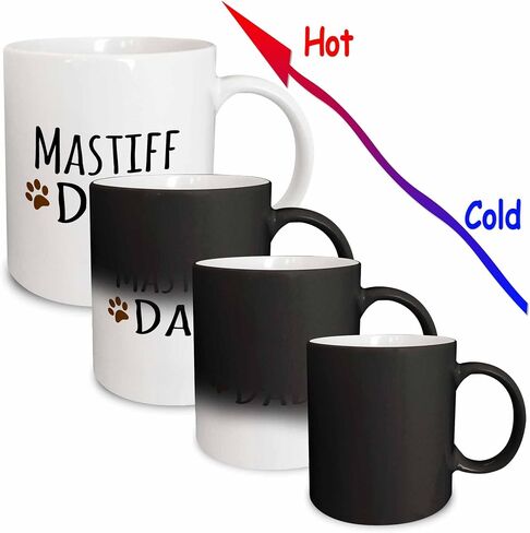 3dRose Mastiff Dog Dad Mug, 11 oz, Brown in Saudi Arabia