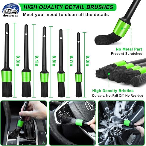 مجموعة فرش تفصيل السيارة مكونة من 29 قطعة، طقم تفصيل السيارة، مجموعة فرش حفر تفصيل السيارات، طقم وسادات تلميع وتلميع السيارة، طقم غسيل تنظيف السيارة للداخلية والخارجية والعجلات والسجاد والحمام in Kuwait